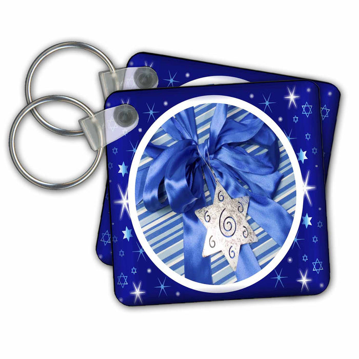 Key Chain - Hanukkah Present Designs Hanukkah - Holiday Themes