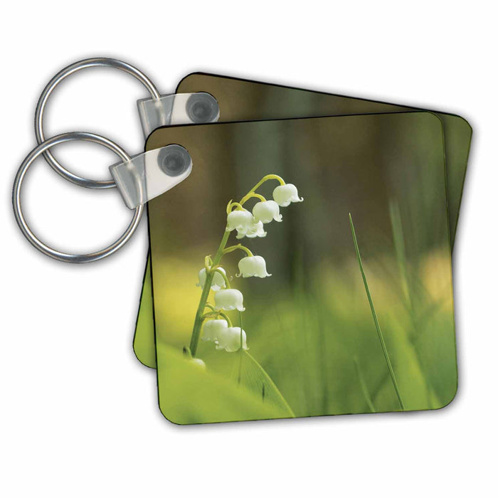 Key Chain - Lily of the valley Flower