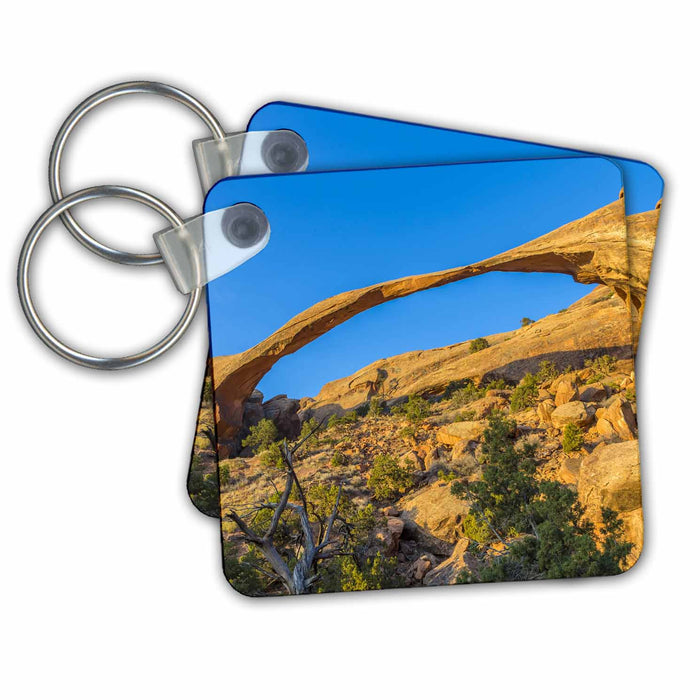 Key Chain - USA, Utah. Landscape Arch near the Devils Garden in Arches NP. Utah