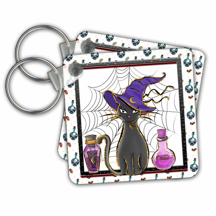 image of set of 4 Key Chains