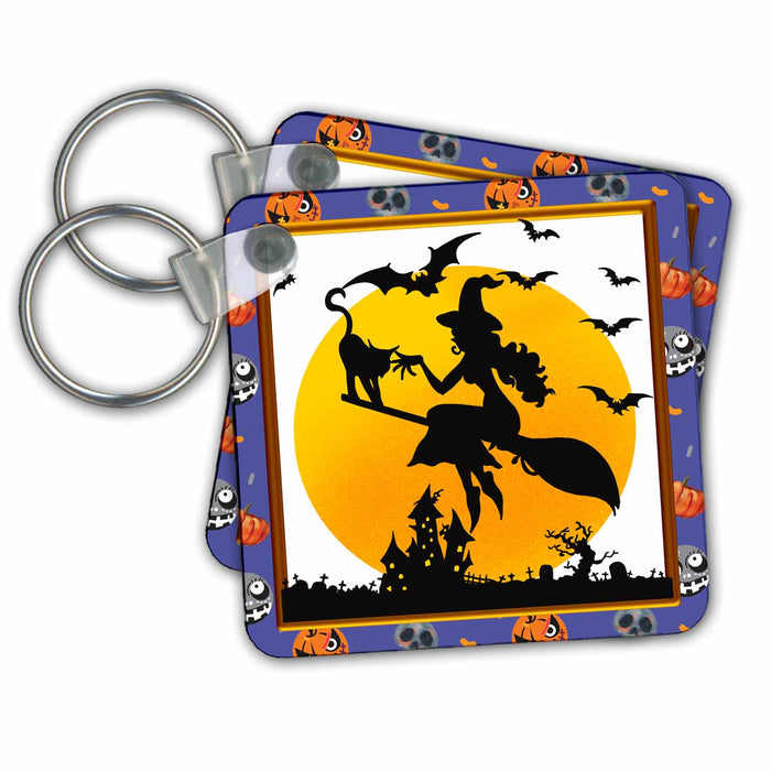 image of set of 4 Key Chains