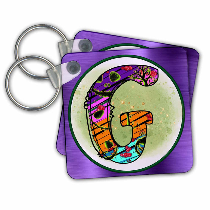 image of set of 4 Key Chains