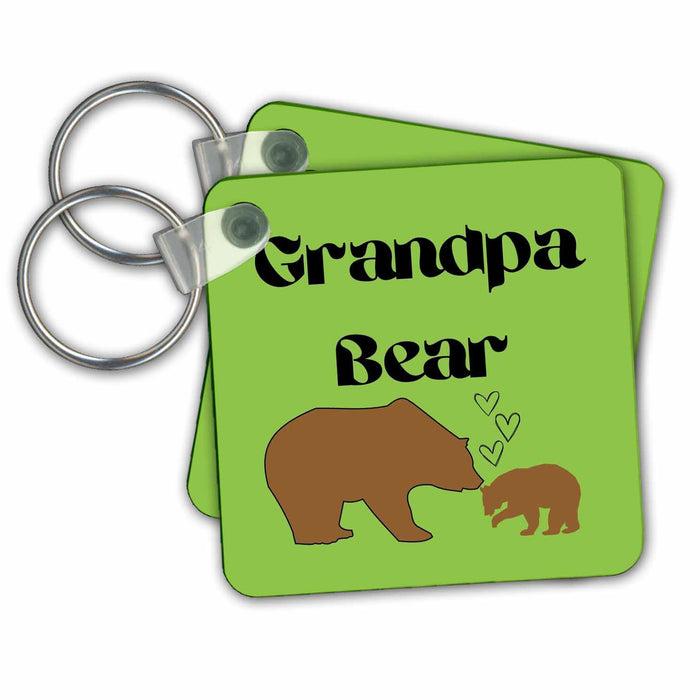 Key Chain - GRANDPA BEAR Collection - Grandparents - TEXT