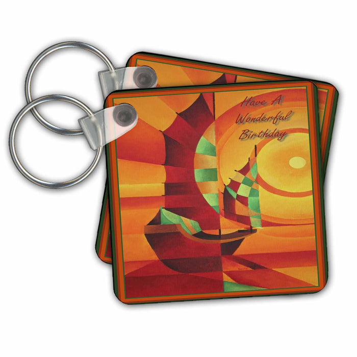 image of set of 4 Key Chains