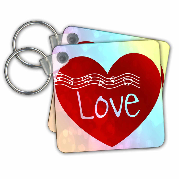 image of set of 2 Key Chains