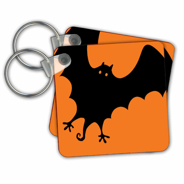 Key Chain - Black Halloween Bat Halloween