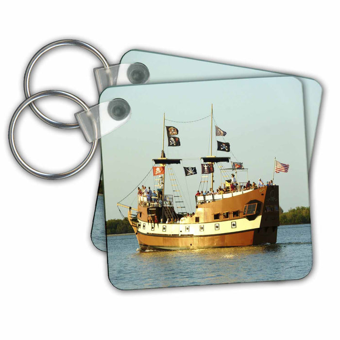 Key Chain - Ahoy Matey Ft. Myers Beach Pirate Ship Boat