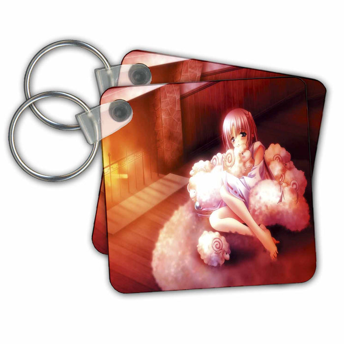 image of set of 4 Key Chains