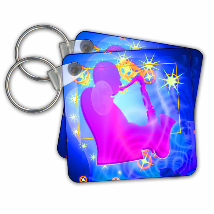 image of set of 4 Key Chains