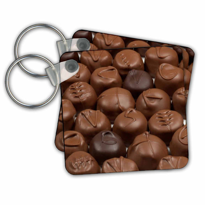 Key Chain - Chocolate Truffles Chocolate Designs