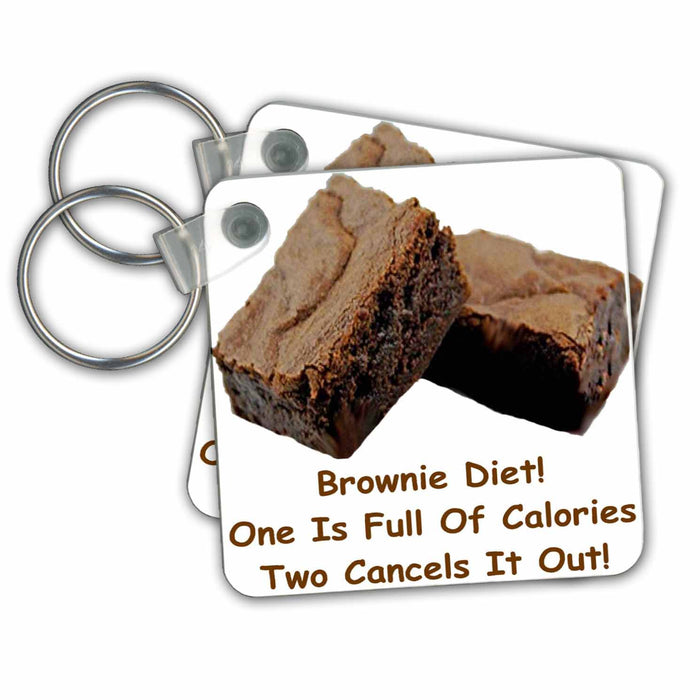 Key Chain - Brownie Diet Chocolate Designs