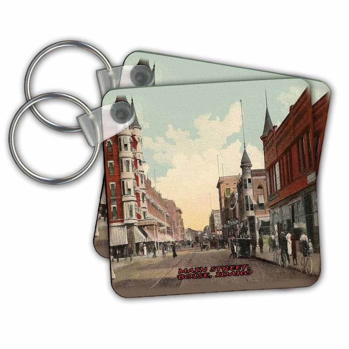 Key Chain - Main Street, Boise, Idaho (Vintage) Idaho