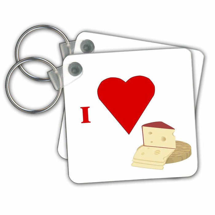 Key Chain - Love Cheese Food n Beverage