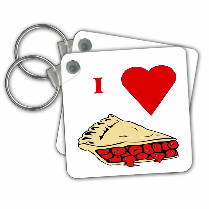 Key Chain - Love Cherry Pie Food n Beverage