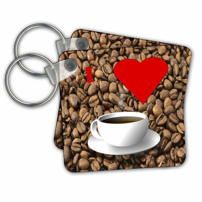 Key Chain - Love My Coffee Food n Beverage