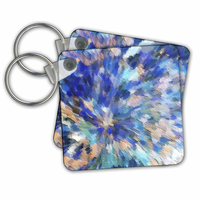 Key Chain - Paint Splatters Abstract