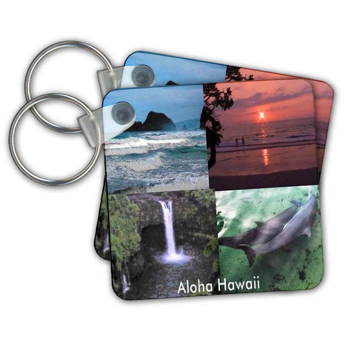 Key Chain - Hawaiian Collection Hawaii Travel Designs