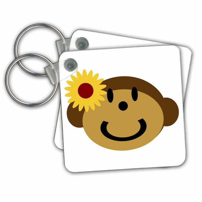 Key Chain - Mary Monkey Animals