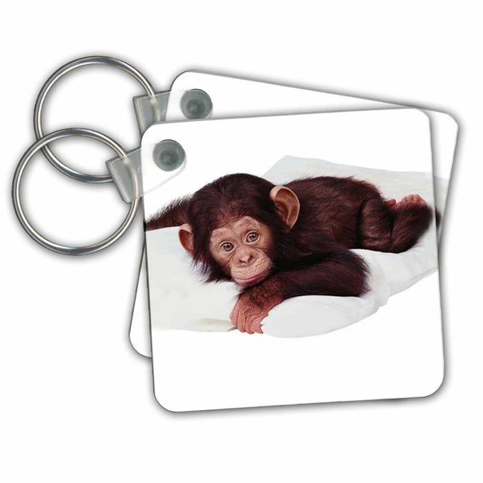 Key Chain - Cute Chimpanzee Monkey