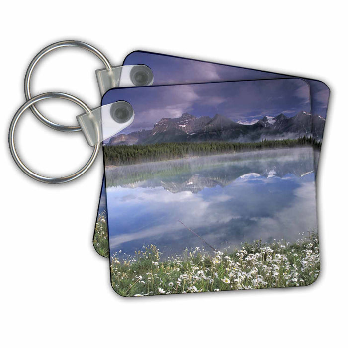 Key Chain - Alberta, Banff National Park. Lake Maligne wildflowers-CN01 GJE0000 - Gavriel Jecan Mountain Lakes