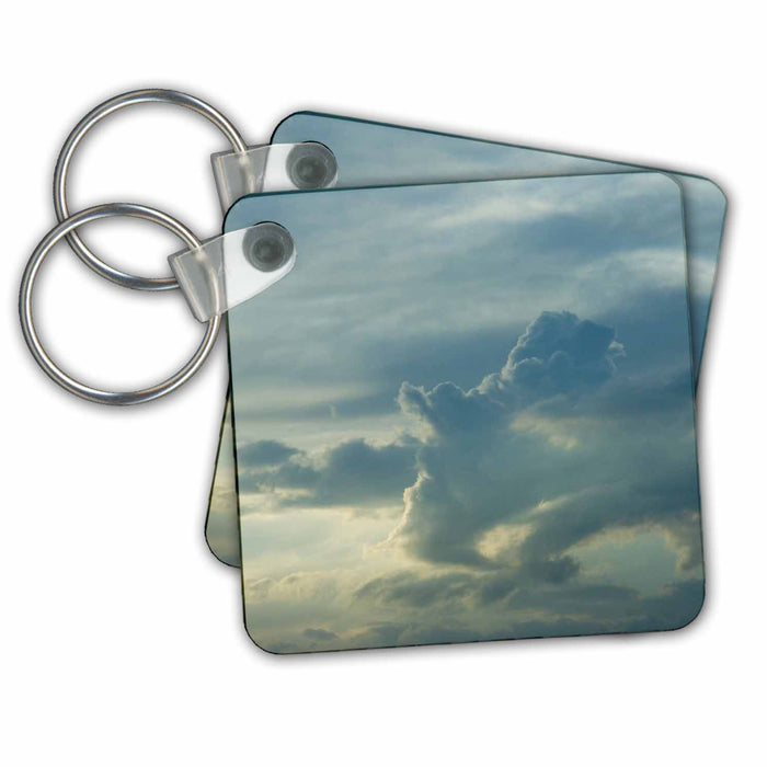 Key Chain - blue swirling clouds Photography – The Amazing Sky