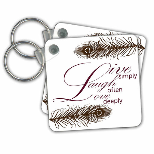 image of set of 2 Key Chains