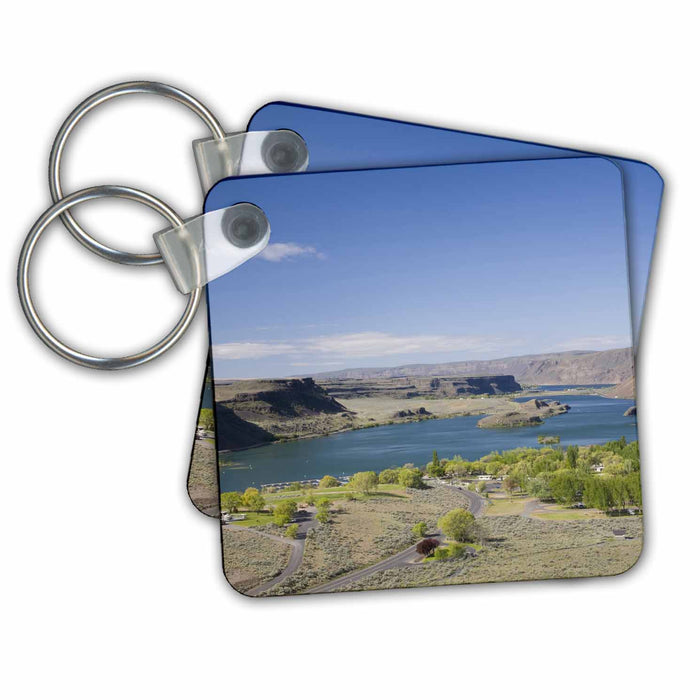 Key Chain - Washington, Upper Grand Coulee, Sun Lakes SP - US48 JWI2307 - Jamie and Judy Wild Washington