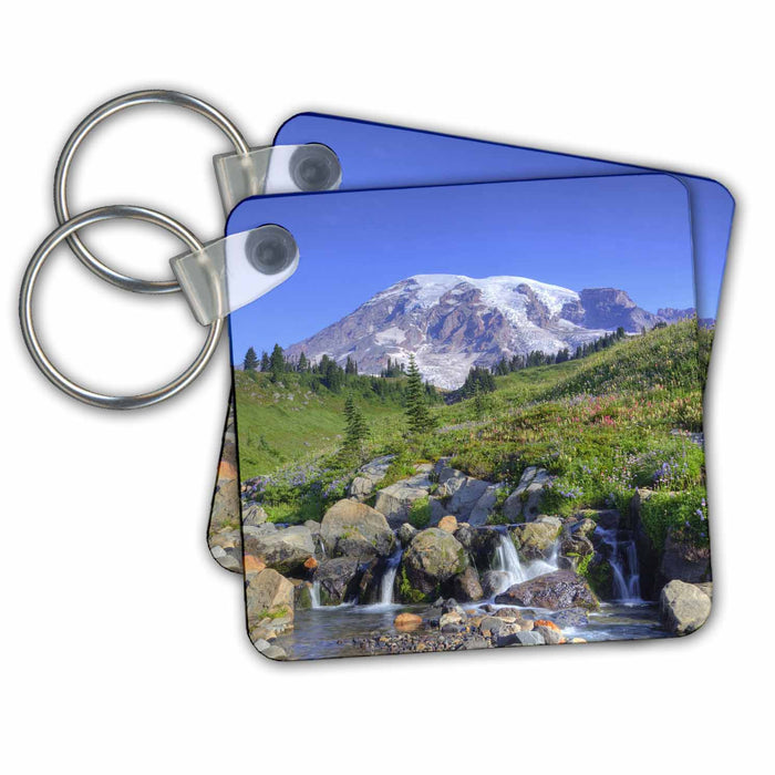 Key Chain - USA, Washington, Mt. Rainier NP, Edith Creek - US48 JWI3161 - Jamie and Judy Wild Creeks