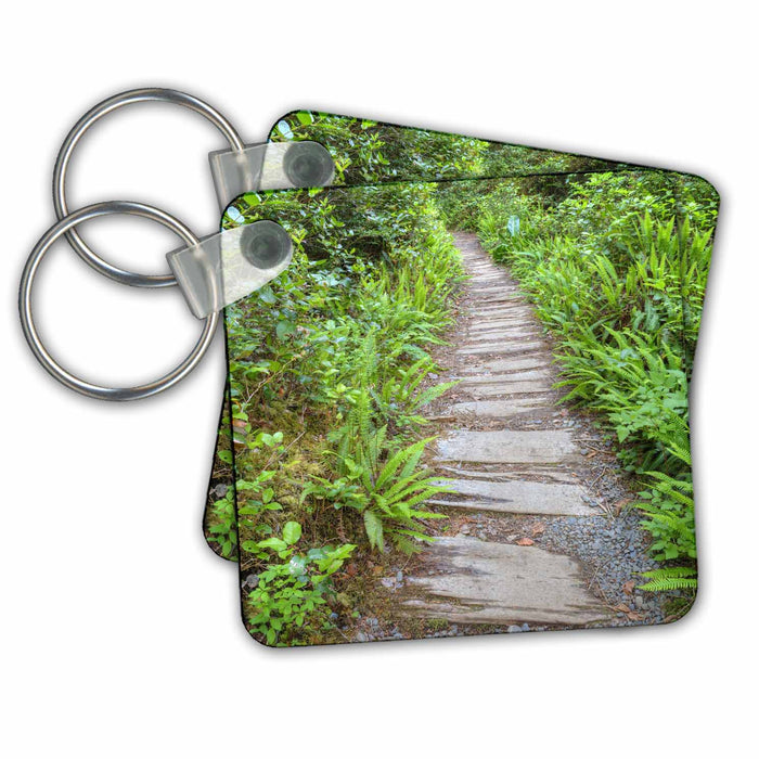 Key Chain - Washington, Olympic NP, Cape Alava trail, path - US48 JWI3316 - Jamie and Judy Wild Paths