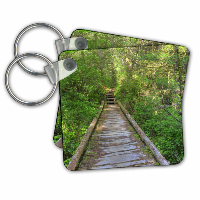 Key Chain - Washington, Olympic NP, Cape Alava trail, path - US48 JWI3319 - Jamie and Judy Wild Paths