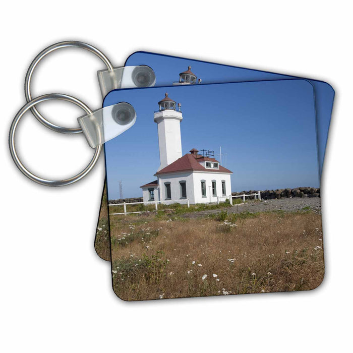 Key Chain - Washington, Port Townsend, Pt Wilson lighthouse - US48 JWI3450 - Jamie and Judy Wild Lighthouses