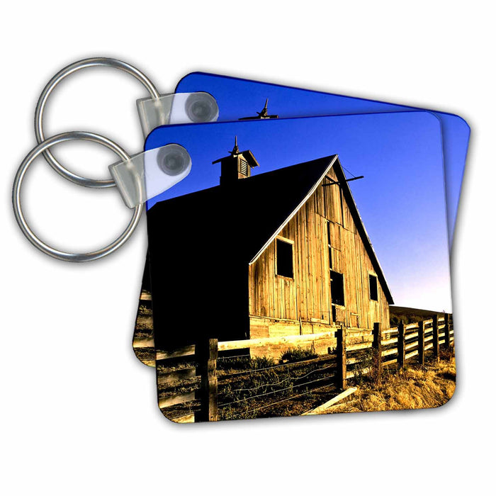 Key Chain - USA, Washington, Walla Walla, barn - US48 RDU0110 - Richard Duval Barns