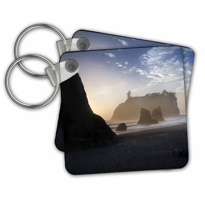 Key Chain - Ruby Beach, Olympic National Park, Washington, USA - US48 RKL0016 - Raymond Klass Beaches