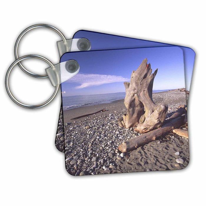 Key Chain - Beach, Dungeness Spit, Dungeness NWR, Sequim, WA - US48 RSC0164 - Roddy Scheer Beaches