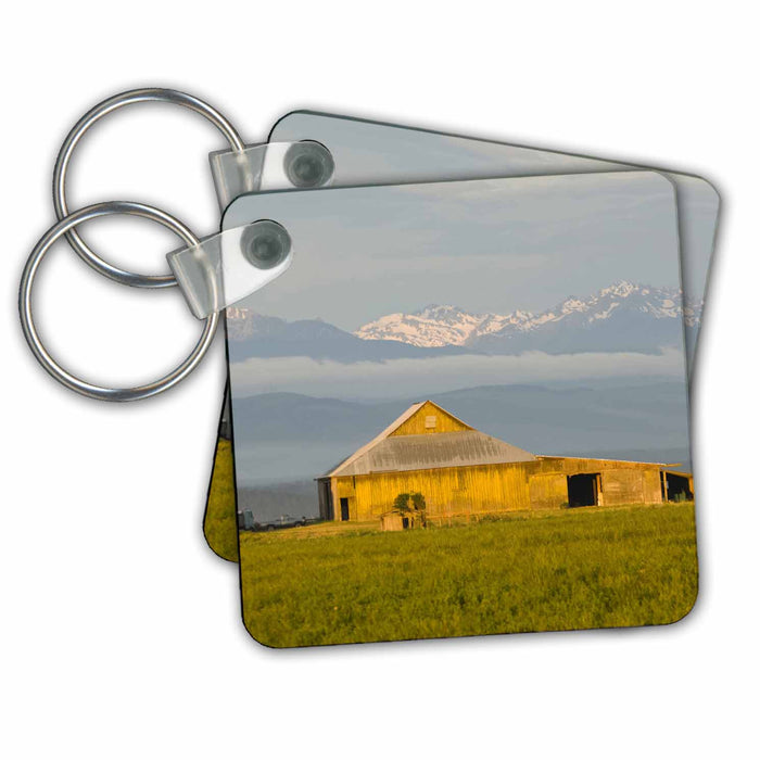 Key Chain - WA, Whidbey Island, Ebeys Landing Reserve, Barn - US48 TDR0245 - Trish Drury Barns