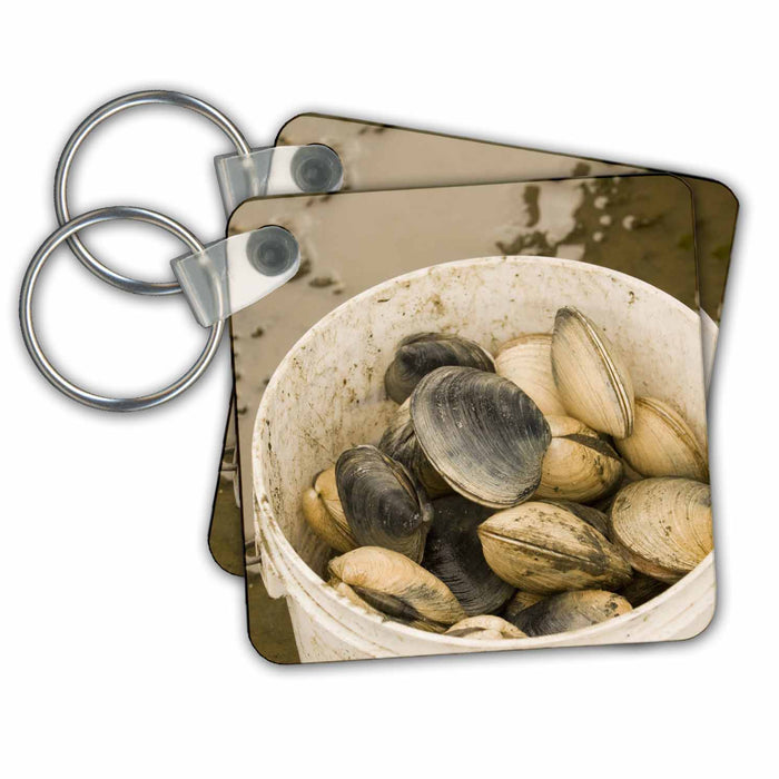 Key Chain - Washington, Whidbey Island, Coupeville. Low tide - US48 TDR0278 - Trish Drury Washington