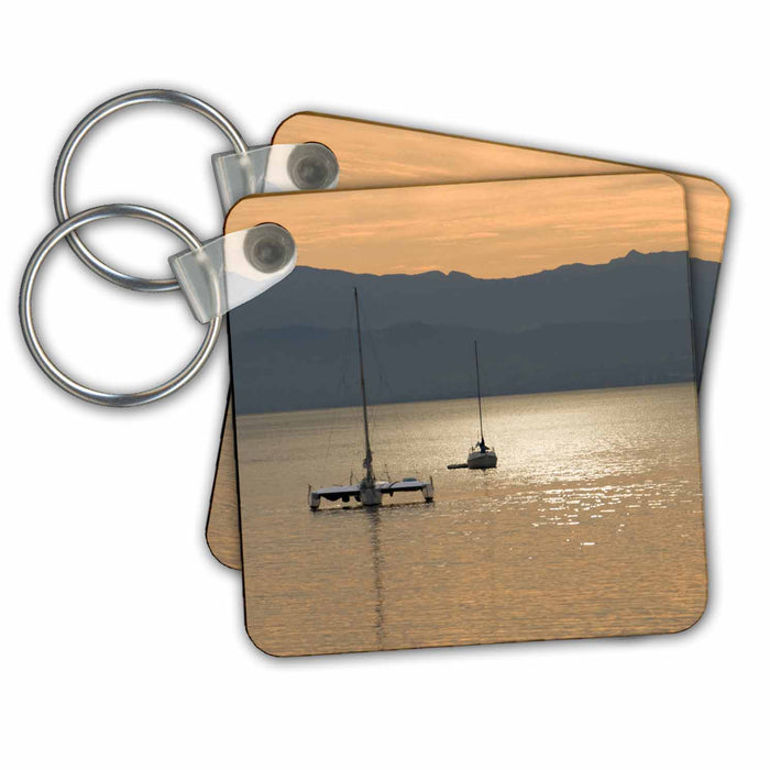 Key Chain - Washington, Whidbey Island. Penn Cove, Camano Island - US48 TDR0358 - Trish Drury Washington