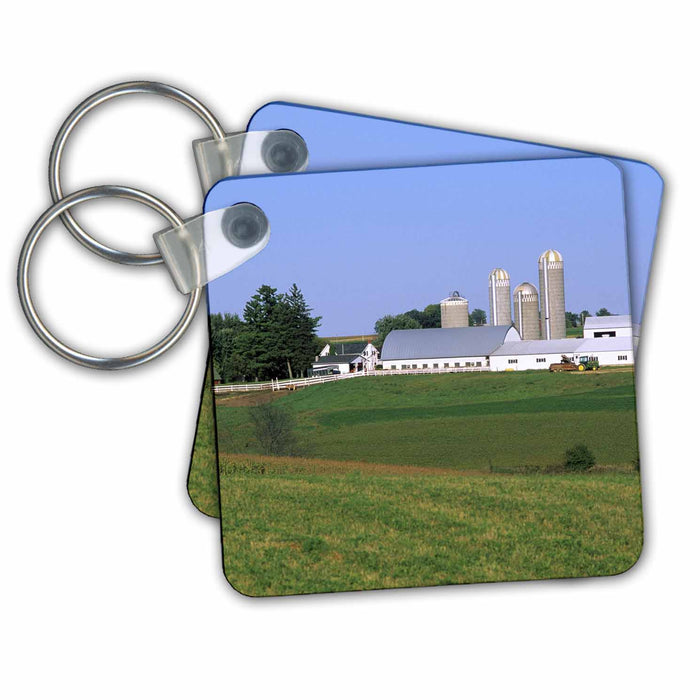 Key Chain - Dairy farm in Vernon County Wisconsin - US50 DFR0018 - David R. Frazier Farms