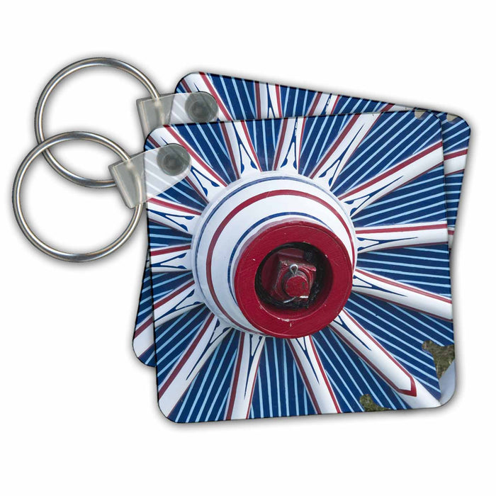 Key Chain - Wisconsin, Circus wagons at Great CIrcus Parade - US50 MDE0041 - Michael DeFreitas The Circus