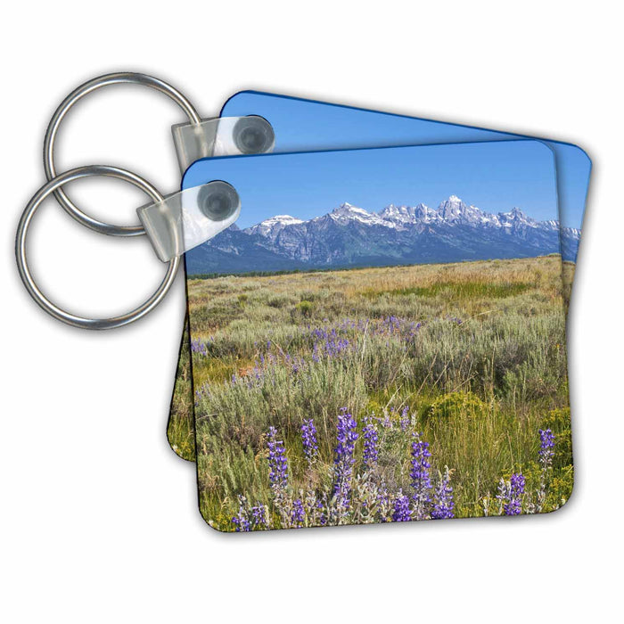 Key Chain - Grand Tetons mountain range, Jackson Hole, Wyoming - US51 BBA0022 - Bill Bachmann Mountains