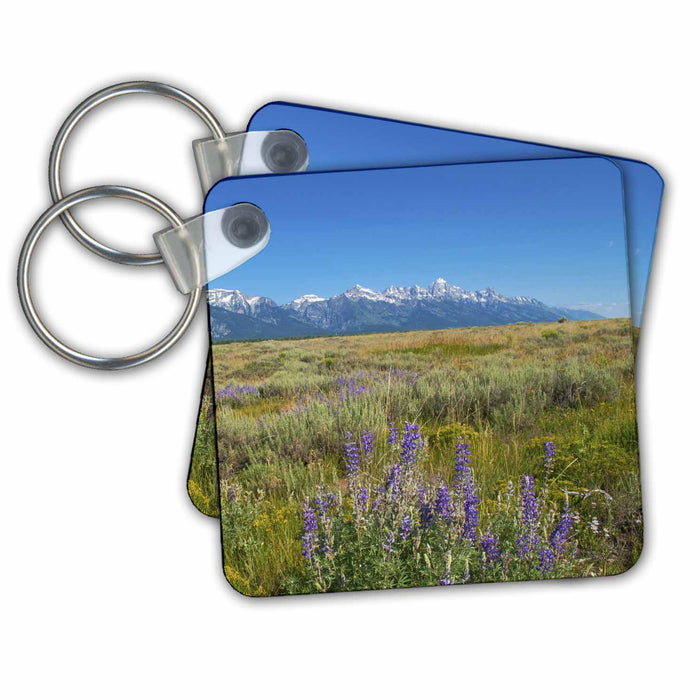 Key Chain - Grand Tetons mountain range, Jackson Hole, Wyoming - US51 BBA0023 - Bill Bachmann Mountains