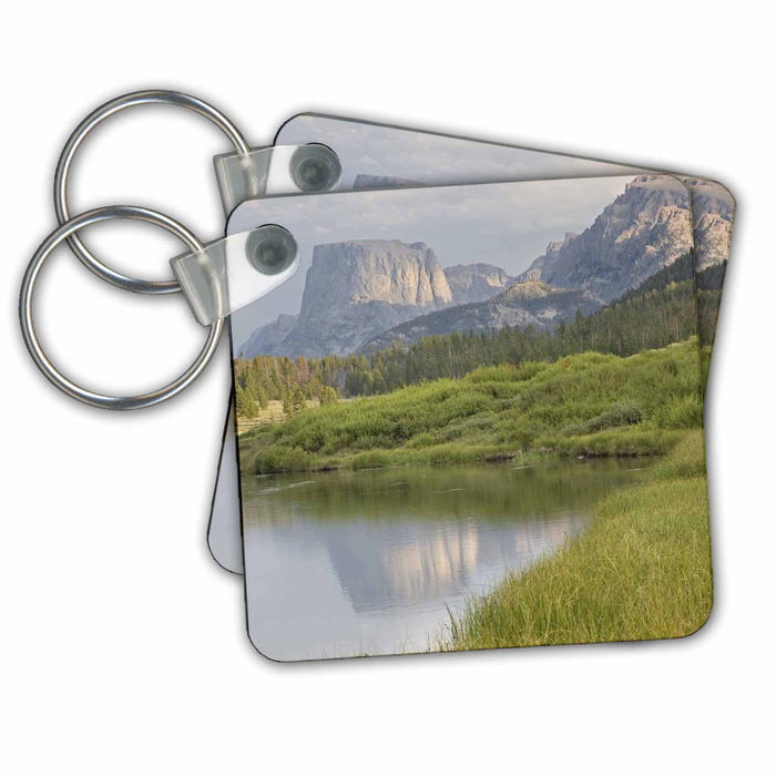 Key Chain - Wyoming, Square Top Mountain, Green River Lake - US51 BJA0038 - Jaynes Gallery Lakes