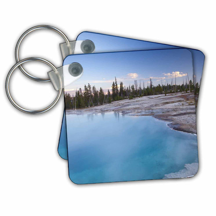 Key Chain - Black Pool geyser, Geyser Basin, Yellowstone, Wyoming - US51 CHA0091 - Chuck Haney Yellowstone