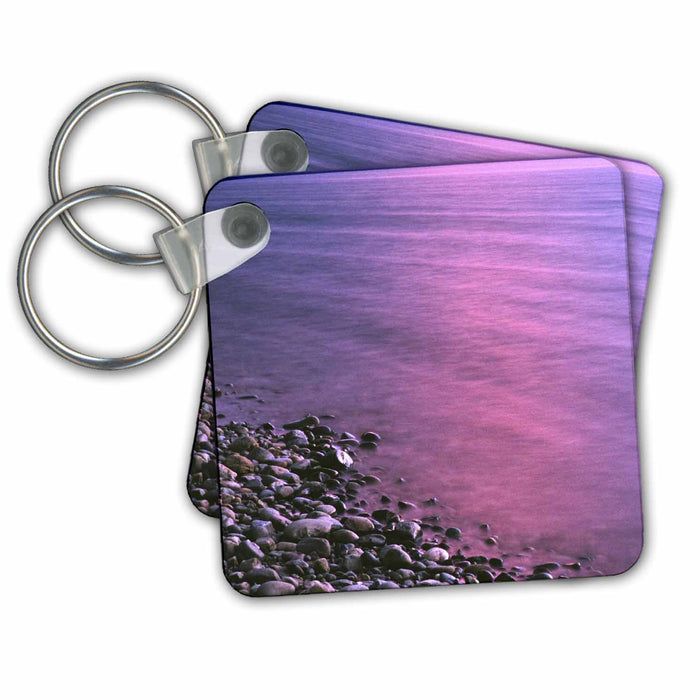 Key Chain - Wyoming, Grand Teton NP, Beach in Colter Bay - US51 FZU0001 - Frank Zurey Beaches