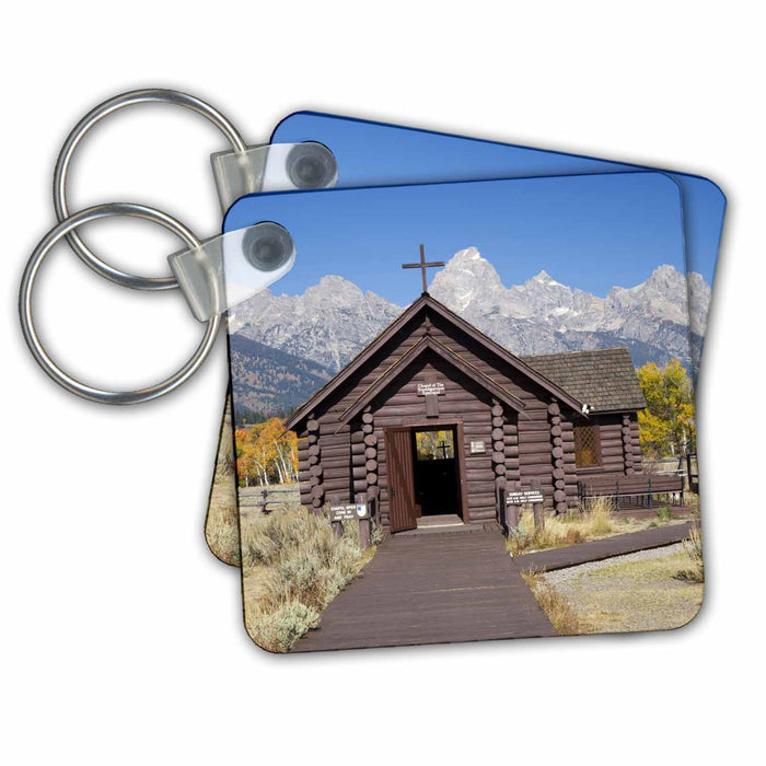 Key Chain - WY, Grand Tetons, Chapel of the Transfiguration - US51 JWI0437 - Jamie and Judy Wild Churches