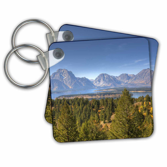 Key Chain - Wyoming, Grand Teton NP, Tetons, Jackson Lake - US51 JWI0443 - Jamie and Judy Wild Wyoming