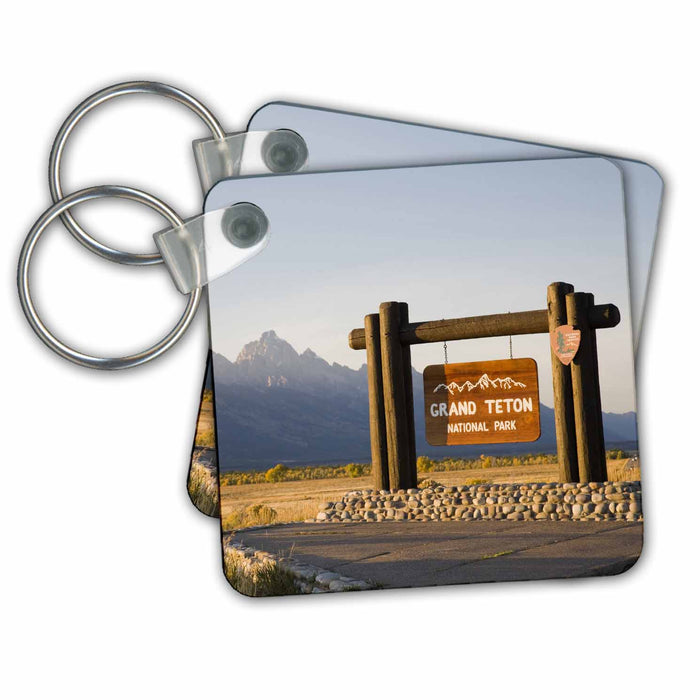 Key Chain - Wyoming, Grand Teton NP, Park Entrance - US51 JWI0501 - Jamie and Judy Wild Wyoming