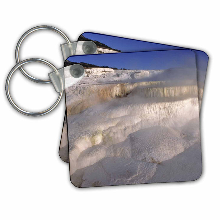 Key Chain - Wyoming, Yellowstone NP, Mammoth Hot Springs - US51 RER0024 - Ric Ergenbright Yellowstone