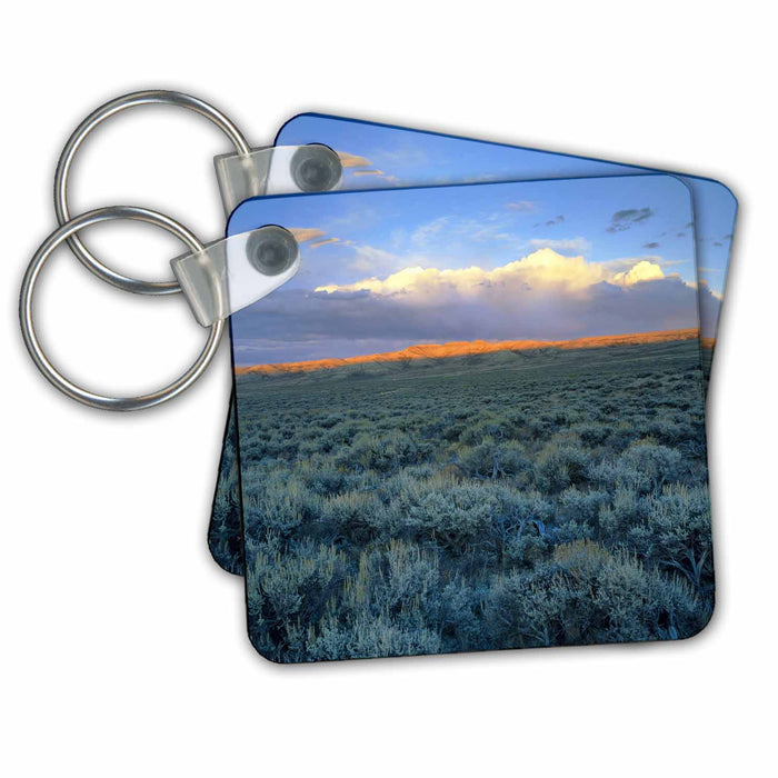 Key Chain - Wyoming, Sagebrush, Jack Morrow Creek, Joe Hay Rim - US51 SSM0075 - Scott T. Smith Wyoming