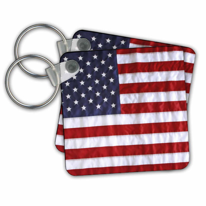 Key Chain - Stars in American flag - US52 BJA0031 - Jaynes Gallery Flags